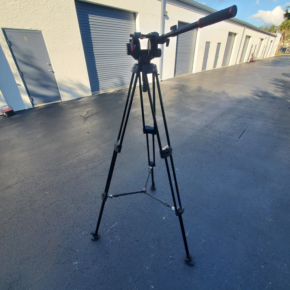 Manfrotto 504HD Head & 546B Professional Tripod Bundle Photography READ DESCRIPT - Image 3 of 4
