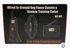 Remote Dog Training Collar  In-ground Electronic Containment Fence System Combo