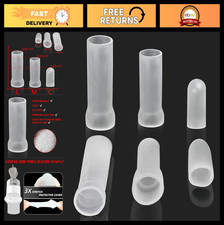 Universal 3 PCS Silicone Penis Extender Sleeves - Pump Accessories, Protector Se