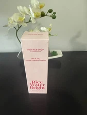 The Face Shop Clean Beauty Milk & Jelly Double Foaming Cleanser Rice Water Brigh