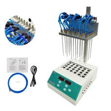 24 Hole Dry-type Termovap Nitrogen Sample Concentrator Blower Evaporator 110V