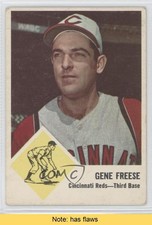 1963 Fleer Gene Freese #33 READ b6p