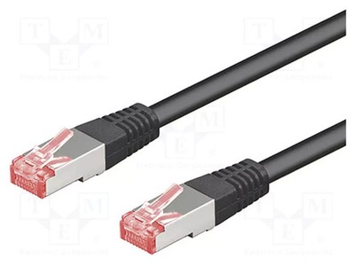 Patch cord Line RJ45-Stecker,beiderseitig S/FTP Cu 6a LSZH