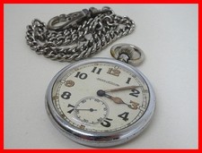 Jaeger-LeCoultre Manual Pocket Watch P49951 Broad Arrow Military WWII