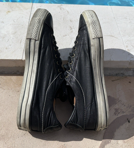 Converse x John Varvatos schwarze Canvas-Low-Top-Sneaker Gr. M 8,5 W 10,5 - Bild 14 von 18