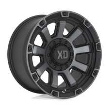 20x9 Xd Xd852 Gauntlet Satin Black With Gray Tint Wheel 8x6.5 0mm