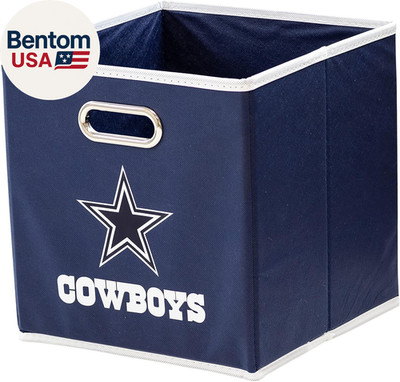NFL Dallas Cowboys Collapsible Storage Bin NFL Folding Cube Storage Container Fi