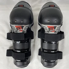 EVS Option Knee Pads Unisex Adult Dirt Bike ATV Mtn Bike Knee Shin Guards Black