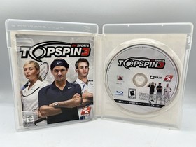 Top Spin 3 PS3 PlayStation 3 Complete CIB