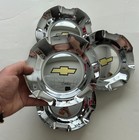 4pcs Chevrolet Chrome Center Cap Hubcap Wheel Cover for Chevy Silverado Suburban