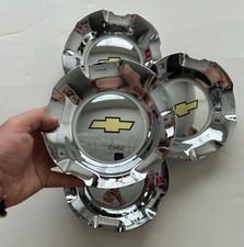 4pcs Chevrolet Chrome Center Cap Hubcap Wheel Cover For Chevy Silverado Suburban