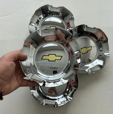 4pcs Chevrolet Chrome Center Cap Hubcap Wheel Cover for Chevy Silverado Suburban