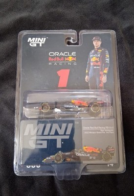 Mini GT 1/64 Max Verstappen Oracle Redbull Racing RB18 2022 Monaco #550 READ