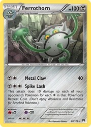 Ferrothorn 80/122 XY BREAKpoint Reverse Holo Rare