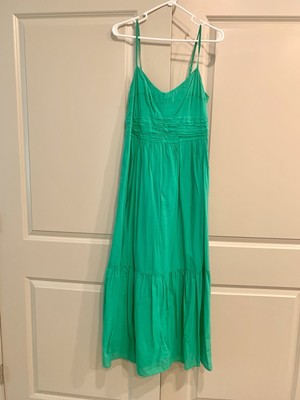 Universal Thread Women's Maxi Sundress with Pockets Green Size small  