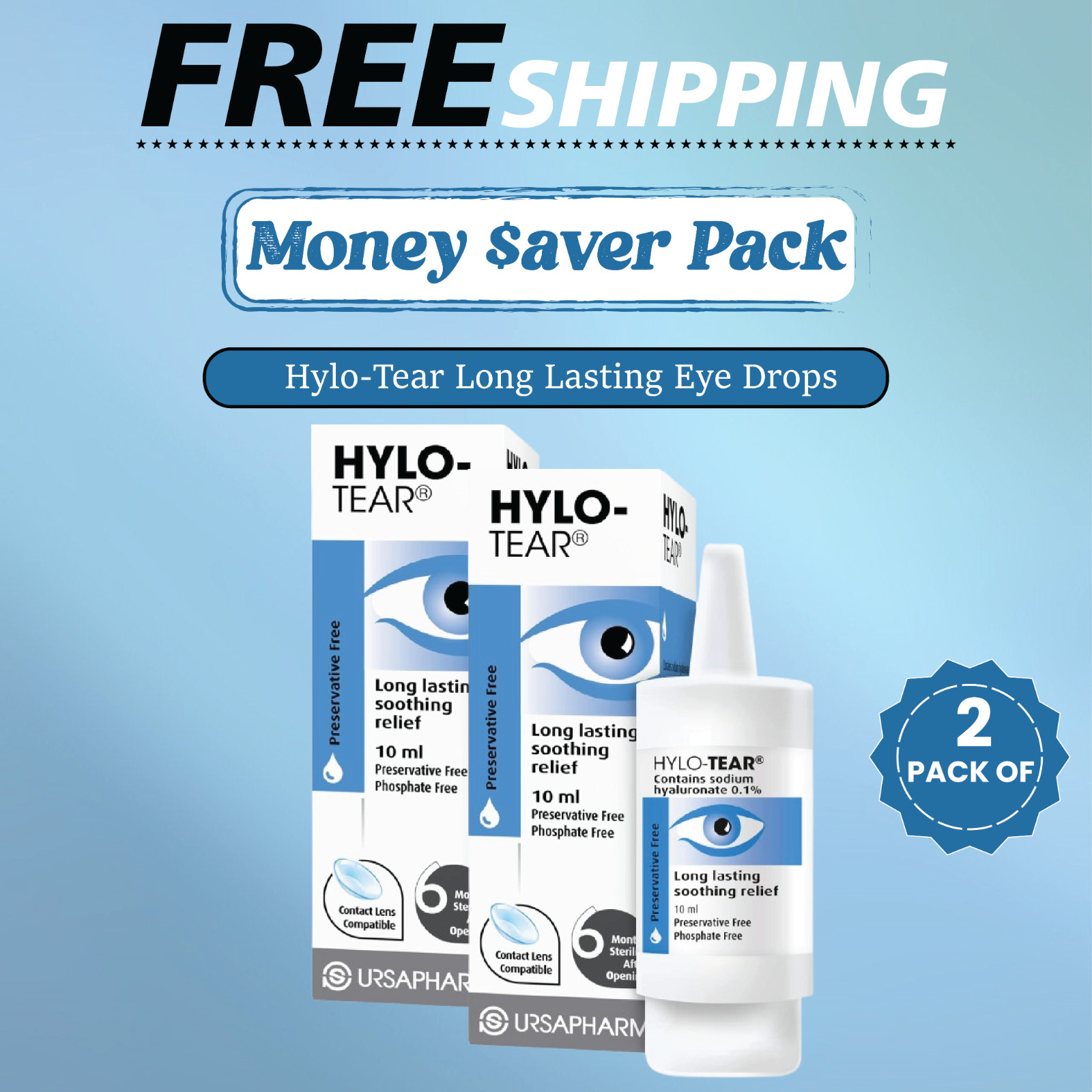 10ml &ndash; Dry Eye Relief Lubricating Solution
