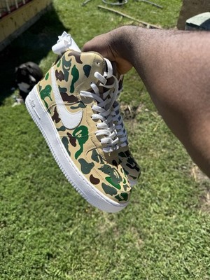 Bape Air Force 1s (customs)