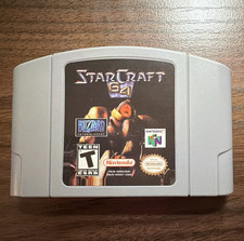 Nintendo StarCraft 64 N64 Game Pak Cartridge NTSC-U/C 1998