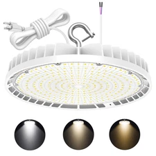 LED UFO High Bay Light 240W 4500K/5000K/5700K Adjustable Warehouse Shop Lighting