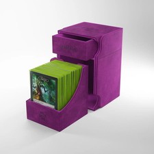 Gamegenic Watchtower 100 XL Convertible Purple Deck Box MTG Pokemon Magic