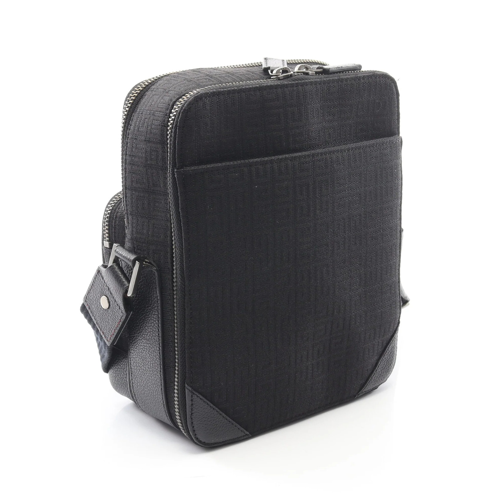 GIVENCHY 4G Shoulder Bag Canvas Leather Black Gold Hardware #RC3843 thumbnail 2