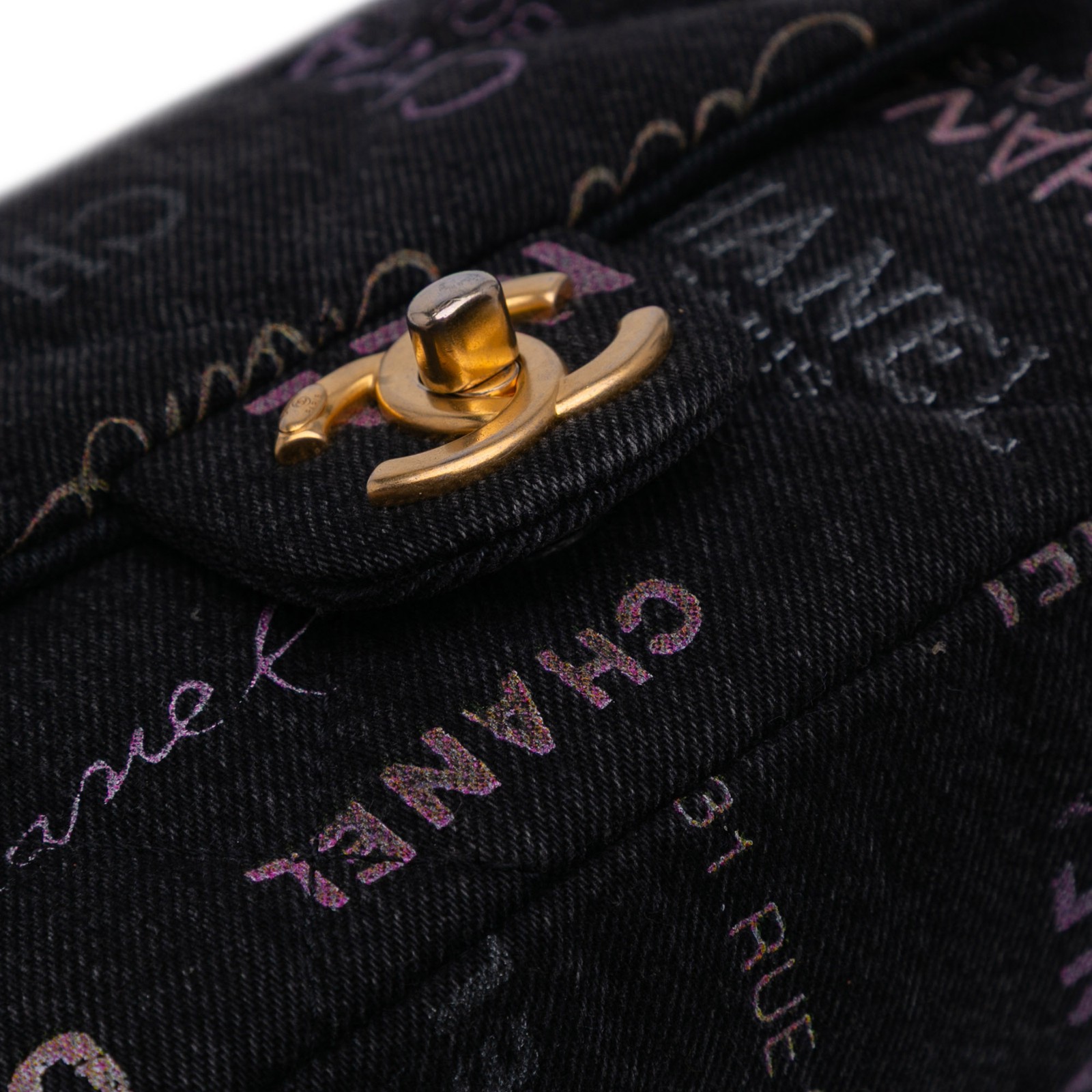 Authenticated Chanel Mini Rectangular Quilted Den… - image 8