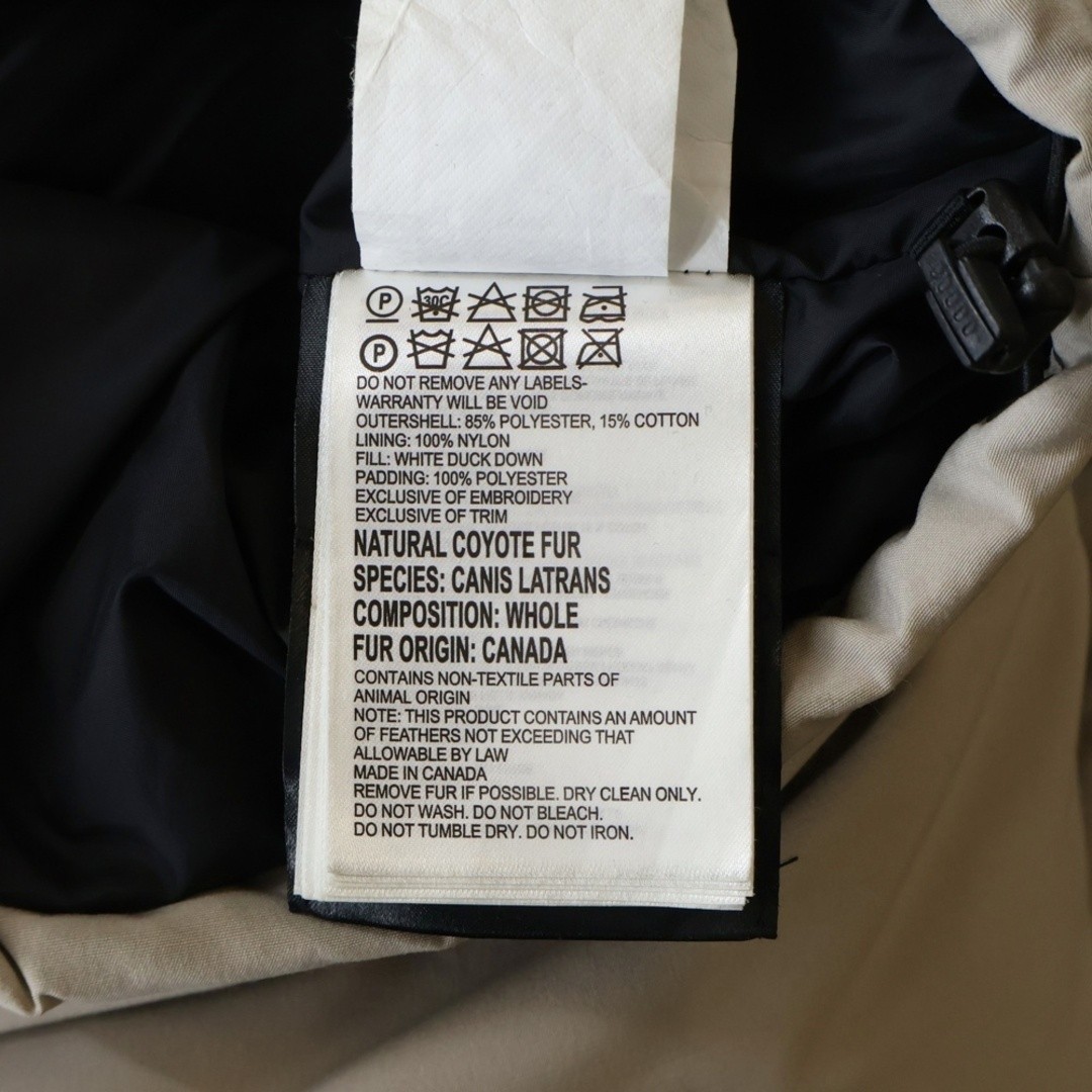 CANADA GOOSE EMORY PARKA 2580M Down Jacket Coat Beige Used 1a899c1fc363eb73dafc8 thumbnail 7