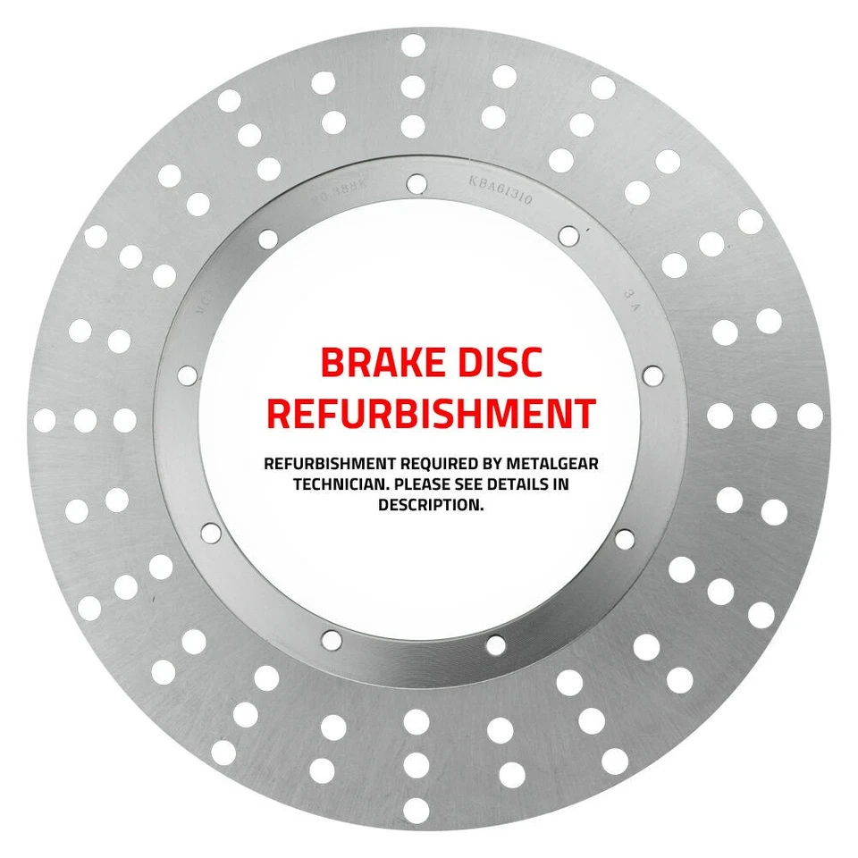 Disco de freno delantero izquierdo para Suzuki GS 550 T 1981-1981 Foto 2 de 4