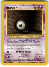 Unown [Q] 59/105 Uncommon Neo Destiny Pokemon Unlimited Near Mint