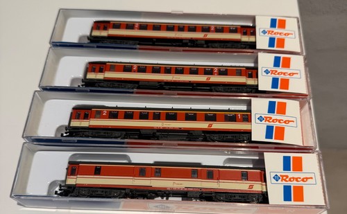 Roco spur N ÖBB baureihe D 4 wagen 24370 24371 24372 | Condition: Gebraucht