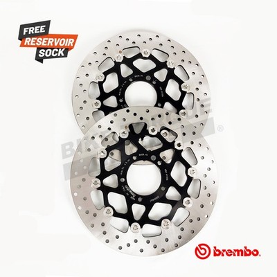 Brembo schwimmende Bremsscheiben vorne Paar passend für Ducati Hypermotard 796 2010-