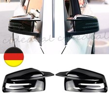M-Stil Spiegelkappen Gehäuse Glanz Schwarz Für Benz C E S-Klasse W204 W212 W221