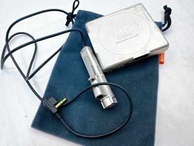 Sony Walkman MZ-E55 VTG Gold Portable MiniDisc MD Player w/ Remote