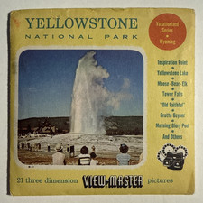 View-Master YELLOWSTONE NATIONAL PARK B306 3 Reel Set 4