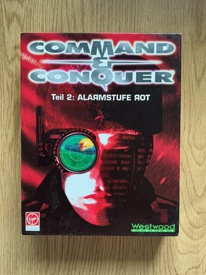 COMMAND & CONQUER TEIL 2 ALARMSTUFE ROT für Windows 95 PC Big Box
