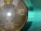 ELTON JOHN Caribou Original UK 1st Press LP 1974 DJM DJLPH 439 TRANSLUCENT Green