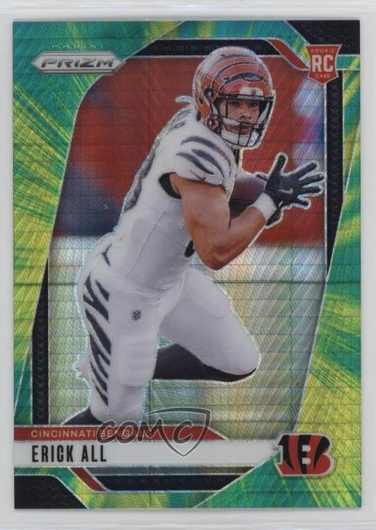 2024 Panini Prizm Rookies Hyper Prizm 48/180 Erick All Jr #333 Rookie RC 3s8