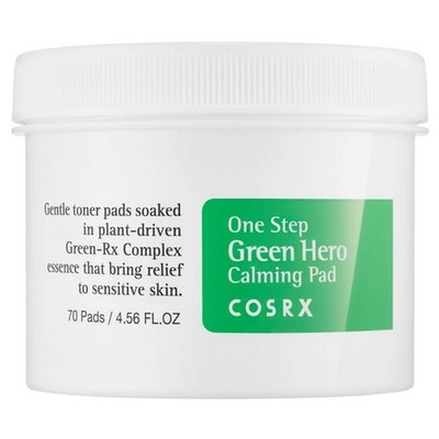 COSRX One Step Green Beruhigende Gesichtspads - 70 Stück