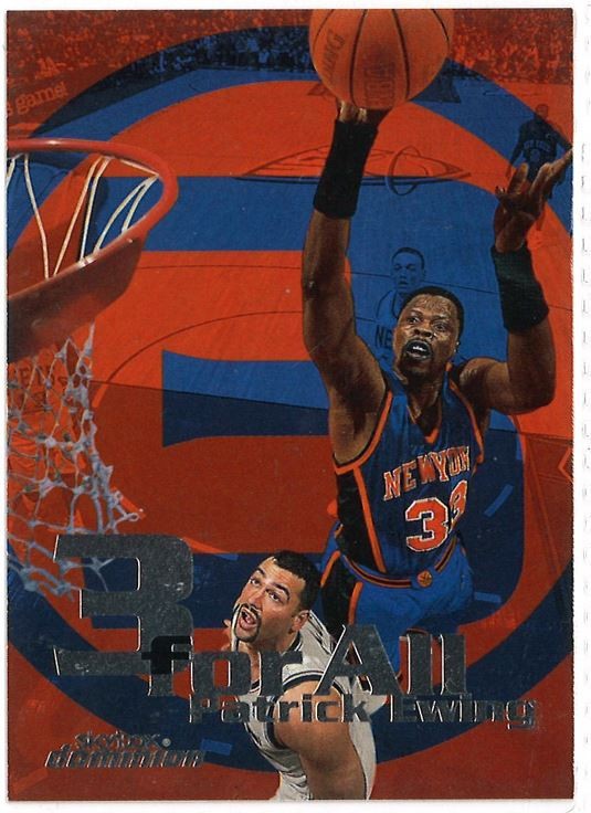1999-00 Skybox Dominion - 3 for All Patrick Ewing #200