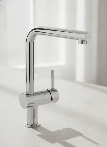 Grohe Einhand-SpüLtischbatterie Minta 31397 L-Auslauf Niederdruck Chrom 31397000-image