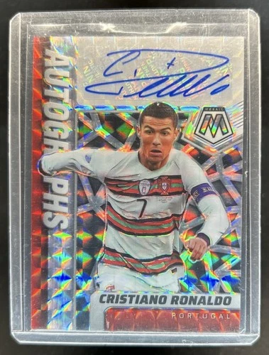 2021 Panini Mosaic Road to FIFA World Cup Cristiano Ronaldo Auto Mosaic #A-CR7