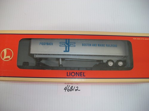 LIONEL 6-16911 "AUTO PLANO BOSTON & MAINE CON REMOLQUE" LOTE #46812 | Condition: Used