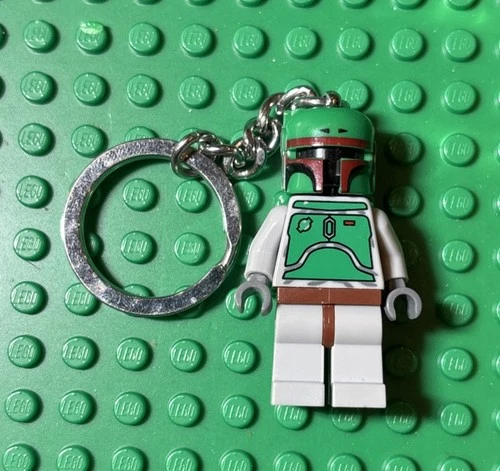 Lego Star Wars Keychain Boba Fett 851659 Minifigure Key Chain Vintage Retired