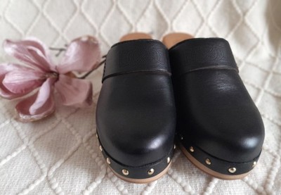 NEU - UNISA Clogs  - Plateau Sandaletten / Pantoletten / 37 / schwarz / BohoChic