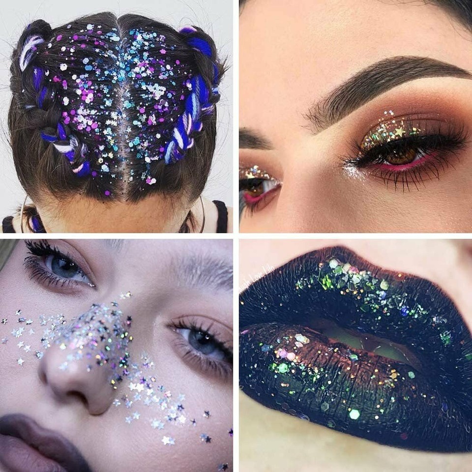 15 Color Glitter & Matte Eyeshadow Palette - Shimmer Powder Makeup Kit
