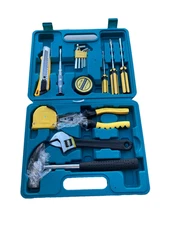 16pcs Repair Kit Household Hardware Hand Tool Set Hardware Tool Box Vehicle Tool