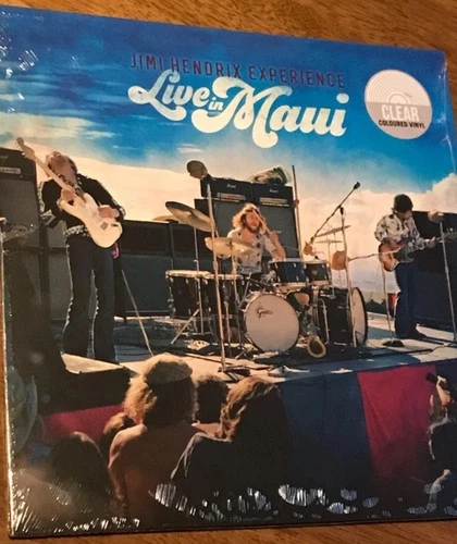 Jimi Hendrix Experience – Live In Maui Vinyl LP 12" Clear Record New