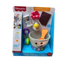Fisher-Price Laugh  Learn Magic Color Mixing Bowl Baby Toy Musical Lights 6-36M