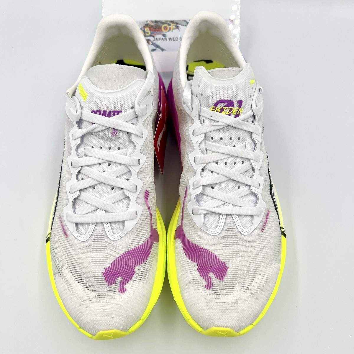 ユウタ Puma Deviate Nitro Elite 3 Ekiden Glow White Pure Magenta
