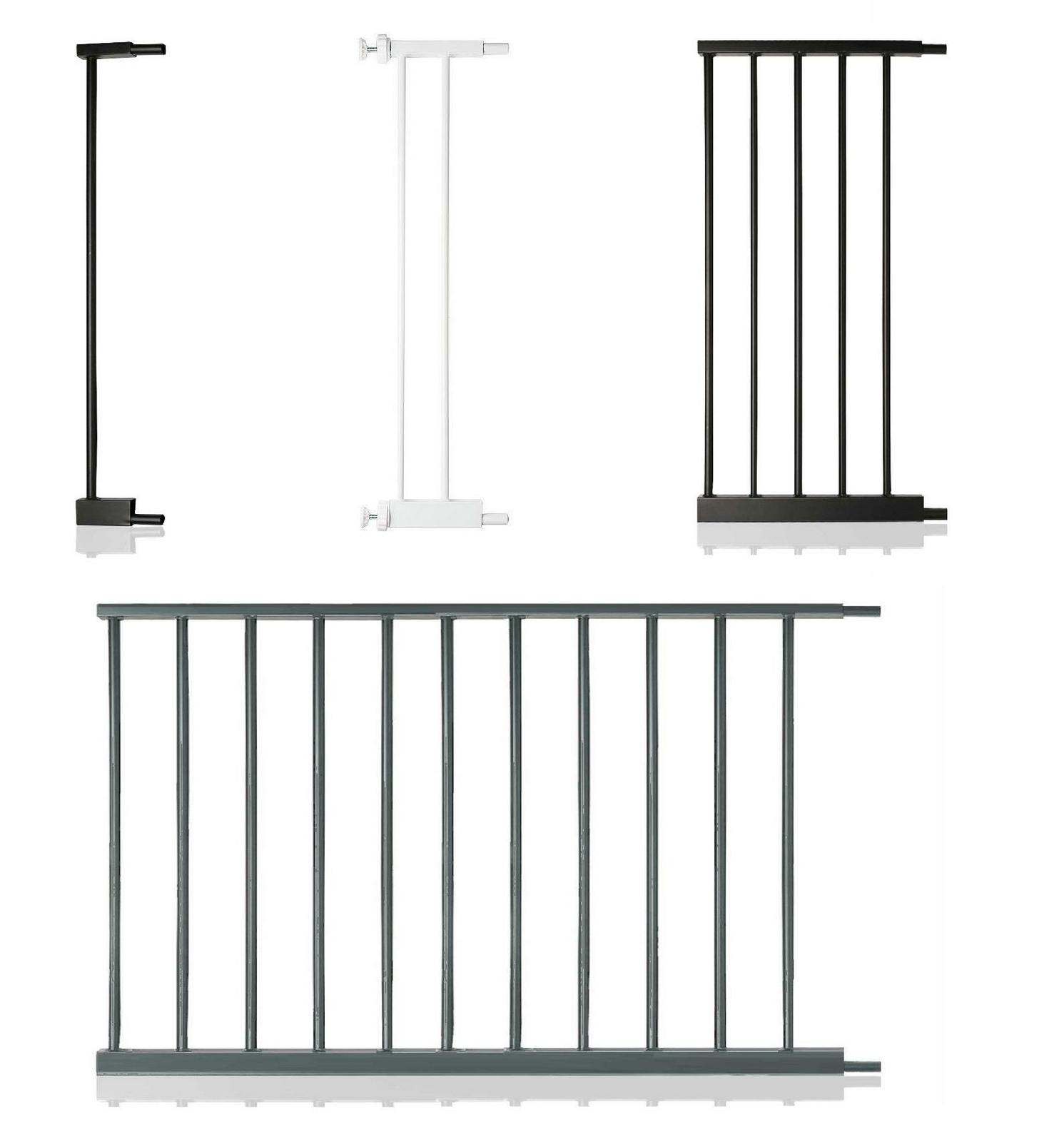 Auto Close Pet Gate White Black Grey Extensions by Bettacare eBay